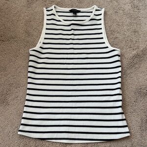 RW&CO. Monochrome Striped Tank Top